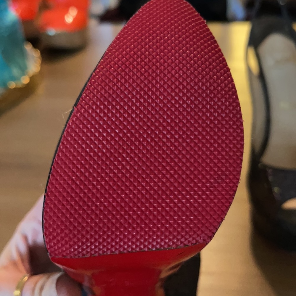 sparkly louboutin heels